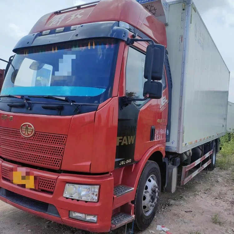 二手货车 解放6.8米冷藏车 国五240马力 海文汽运